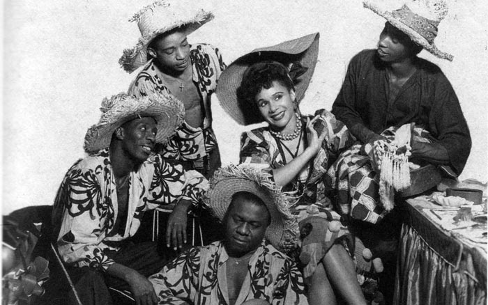 Katherine Dunham y los percusionistas&nbsp;cubanos