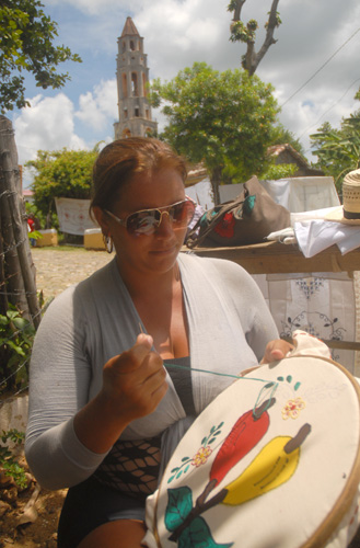 El arte de bordar y tejer en Sancti Spiritus