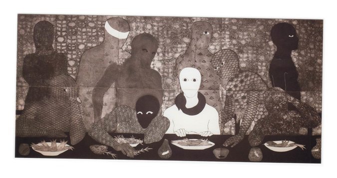 Cuadro La cena
