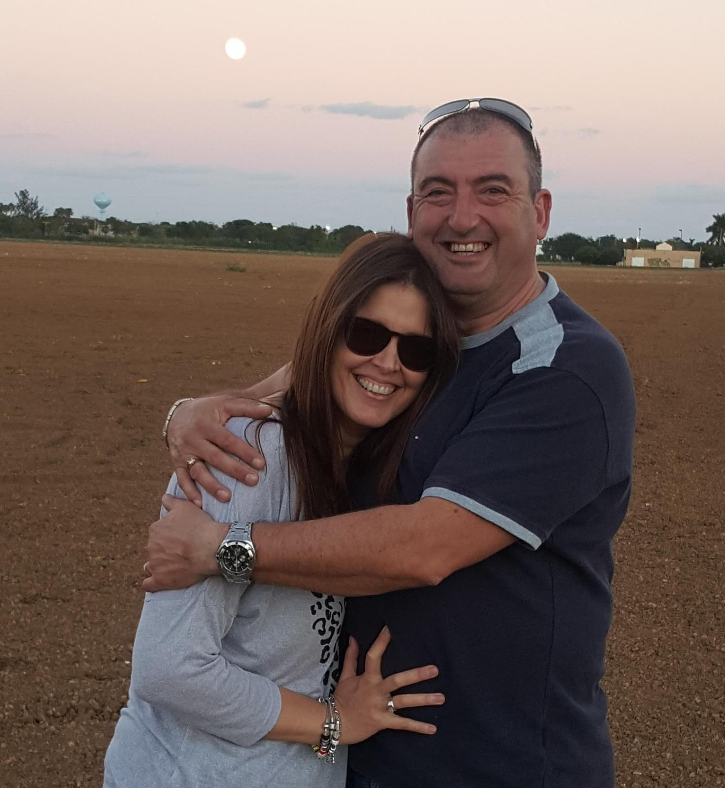Vivi con Jose, su actual esposo, oriundo de Galicia y cantante profesional.