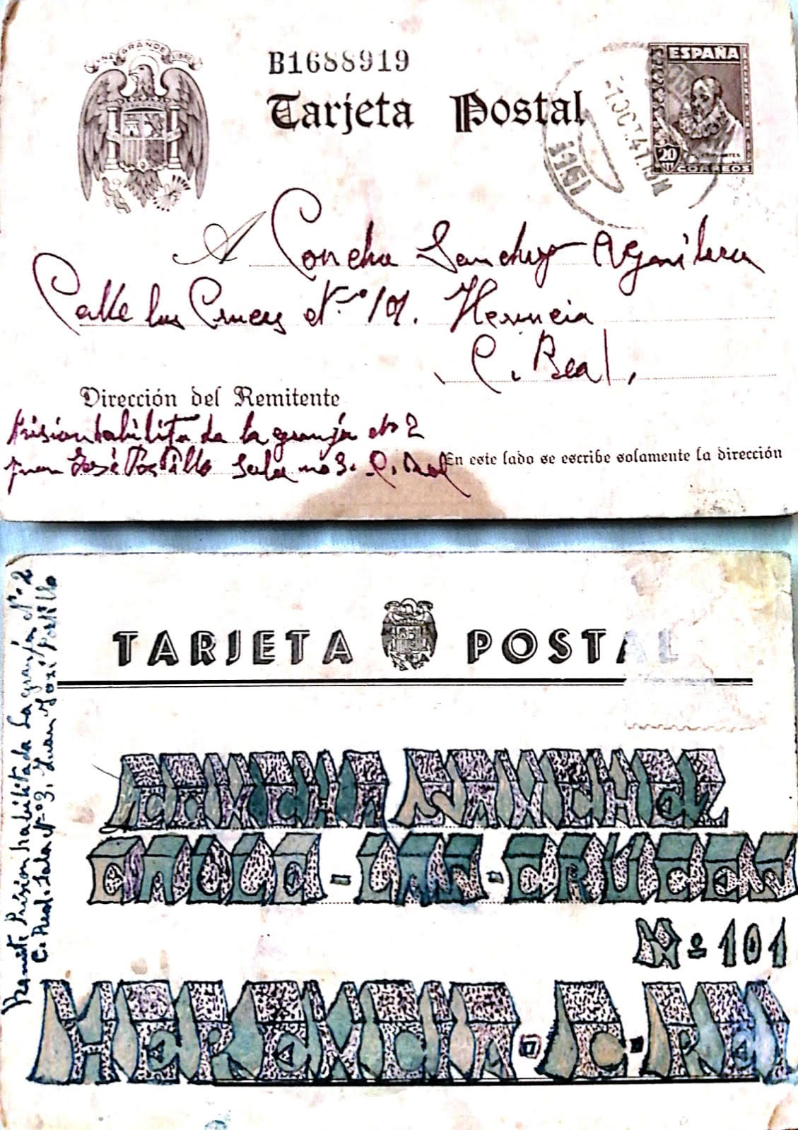 Fotocopia de postal